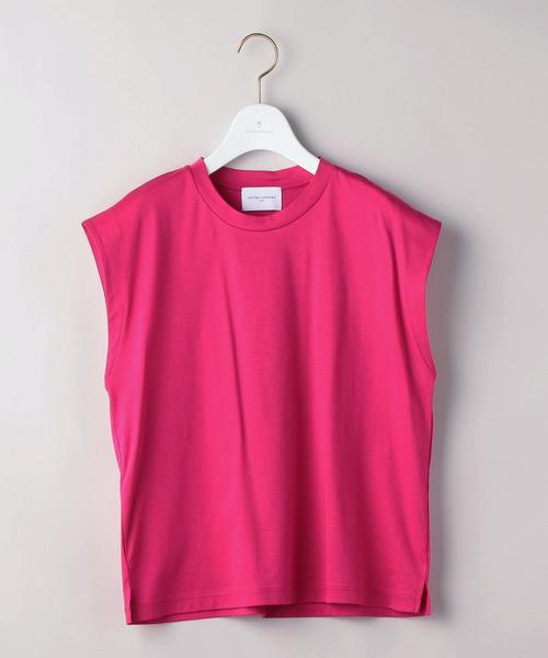 UNITED ARROWS（ユナイテッドアローズ）の「○UWSC スムース クルーネックＴシャツ ◆（Tシャツ/カットソー・レディース・ベージュ/ネイビー/ホワイト/ピンク/その他7・FREE）」の9枚目の写真