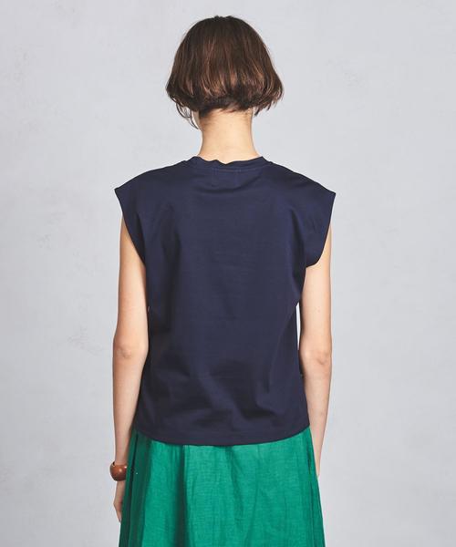 UNITED ARROWS（ユナイテッドアローズ）の「○UWSC スムース クルーネックＴシャツ ◆（Tシャツ/カットソー・レディース・ベージュ/ネイビー/ホワイト/ピンク/その他7・FREE）」の20枚目の写真