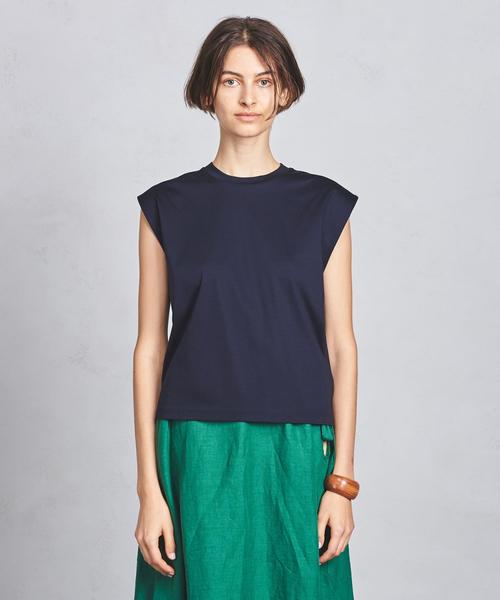 UNITED ARROWS（ユナイテッドアローズ）の「○UWSC スムース クルーネックＴシャツ ◆（Tシャツ/カットソー・レディース・ベージュ/ネイビー/ホワイト/ピンク/その他7・FREE）」の21枚目の写真