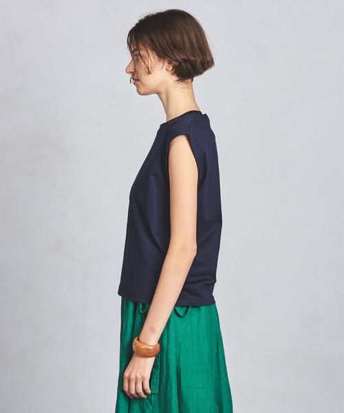 UNITED ARROWS（ユナイテッドアローズ）の「○UWSC スムース クルーネックＴシャツ ◆（Tシャツ/カットソー・レディース・ベージュ/ネイビー/ホワイト/ピンク/その他7・FREE）」の22枚目の写真
