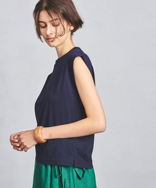 UNITED ARROWS（ユナイテッドアローズ）の「○UWSC スムース クルーネックＴシャツ ◆（Tシャツ/カットソー・レディース・ベージュ/ネイビー/ホワイト/ピンク/その他7・FREE）」の13枚目の写真