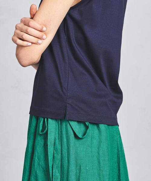 UNITED ARROWS（ユナイテッドアローズ）の「○UWSC スムース クルーネックＴシャツ ◆（Tシャツ/カットソー・レディース・ベージュ/ネイビー/ホワイト/ピンク/その他7・FREE）」の14枚目の写真