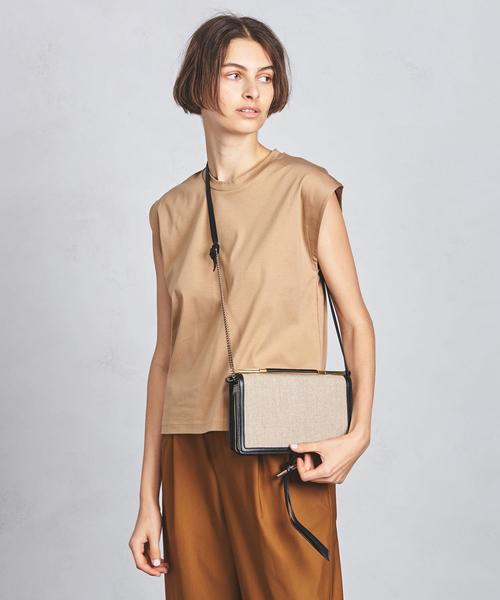 UNITED ARROWS（ユナイテッドアローズ）の「○UWSC スムース クルーネックＴシャツ ◆（Tシャツ/カットソー・レディース・ベージュ/ネイビー/ホワイト/ピンク/その他7・FREE）」の11枚目の写真