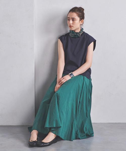 UNITED ARROWS（ユナイテッドアローズ）の「○UWSC スムース クルーネックＴシャツ ◆（Tシャツ/カットソー・レディース・ベージュ/ネイビー/ホワイト/ピンク/その他7・FREE）」の12枚目の写真