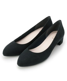 【3.5センチヒール】ふわっと包まれる、やわここちパンプス(日本製)