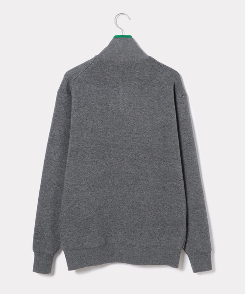 ADAM ET ROPE'（アダムエロペ）の「トラックハーフジップニットプルオーバー（ニット/セーター・メンズ・ダークブラウン/グレー・M/L）」の6枚目の写真