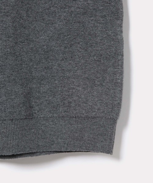 ADAM ET ROPE'（アダムエロペ）の「トラックハーフジップニットプルオーバー（ニット/セーター・メンズ・ダークブラウン/グレー・M/L）」の10枚目の写真