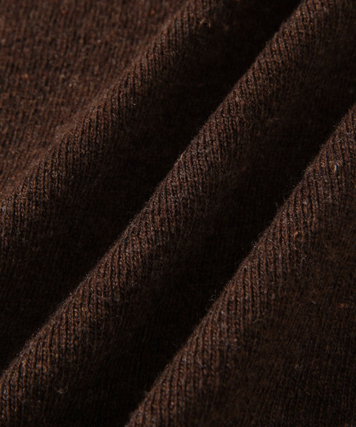 ADAM ET ROPE'（アダムエロペ）の「トラックハーフジップニットプルオーバー（ニット/セーター・メンズ・ダークブラウン/グレー・M/L）」の12枚目の写真