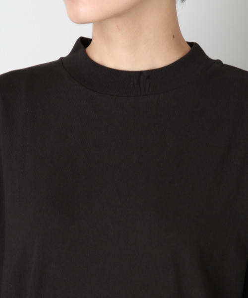 LOWRYS FARM（ローリーズファーム）の「モックネックワンピース　811324（ワンピース・レディース・ブラウン/オフホワイト/ブラック/カーキ・FREE）」の9枚目の写真