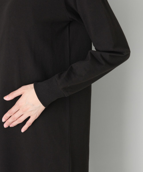 LOWRYS FARM（ローリーズファーム）の「モックネックワンピース　811324（ワンピース・レディース・ブラウン/オフホワイト/ブラック/カーキ・FREE）」の11枚目の写真