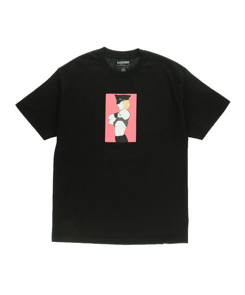 PLEASURES(プレジャー)の「<PLEASURES × PATRICK NAGEL> ARRESTED T/Tシャツ(Tシャツ/カットソー・メンズ・ブラック/ライトブルー・LARGE/MEDIUM)」の3枚目の写真
