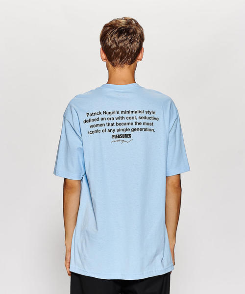 PLEASURES(プレジャー)の「<PLEASURES × PATRICK NAGEL> ARRESTED T/Tシャツ(Tシャツ/カットソー・メンズ・ブラック/ライトブルー・LARGE/MEDIUM)」の12枚目の写真