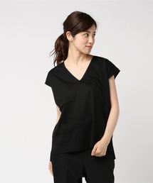 JETSET SOLO PLUS （ジェットセットソロプラス）の「Wバイオシルケットフレンチスリーブカットソー（Tシャツ/カットソー）」