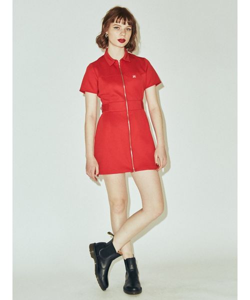 jouetie（ジュエティ）の「ジャージワンピース（ワンピース・レディース・ブラック/パープル/レッド/オレンジ・MEDIUM）」の3枚目の写真