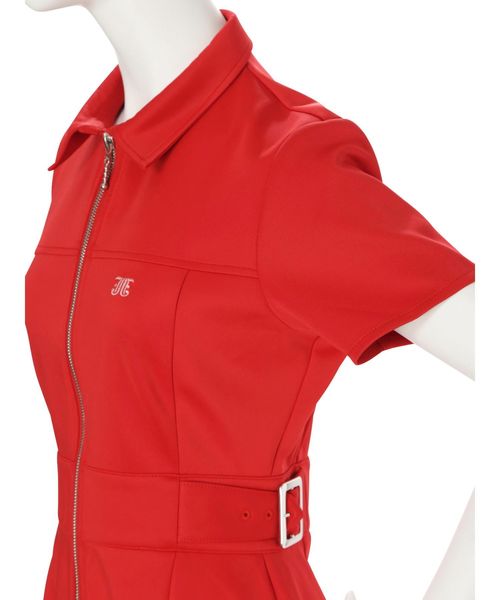 jouetie（ジュエティ）の「ジャージワンピース（ワンピース・レディース・ブラック/パープル/レッド/オレンジ・MEDIUM）」の17枚目の写真