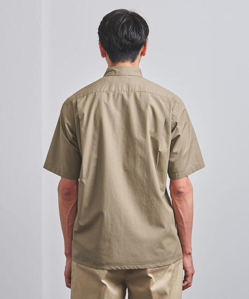 UNITED ARROWS（ユナイテッドアローズ）の「＜UNITED ARROWS＞ ダブルポケット レギュラーカラー ショートスリーブシャツ†（シャツ/ブラウス・メンズ・ベージュ/ネイビー/ケリー/ナチュラル・XL/L/M/S）」の8枚目の写真