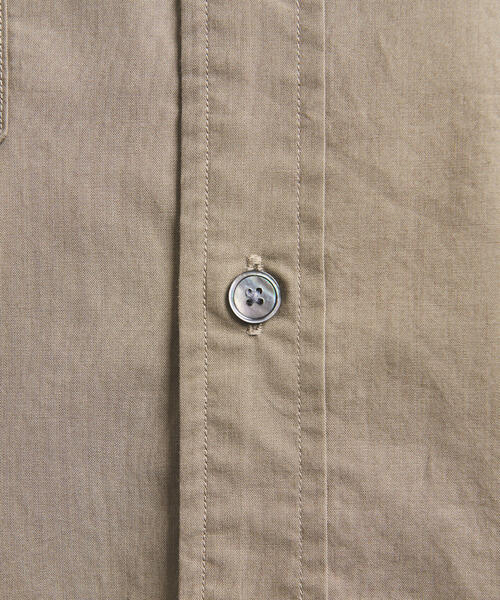 UNITED ARROWS（ユナイテッドアローズ）の「＜UNITED ARROWS＞ ダブルポケット レギュラーカラー ショートスリーブシャツ†（シャツ/ブラウス・メンズ・ベージュ/ネイビー/ケリー/ナチュラル・XL/L/M/S）」の6枚目の写真