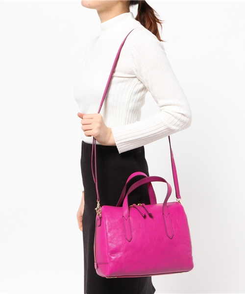 FOSSIL（フォッシル）の「SYDNEY　ZB5486(3)（ハンドバッグ・レディース・レッド/ブラウン/ゴールド系その他/スカイブルー/ブルー系その他/ブラック/グレー/キャメル/グレイッシュブルー/パープル系その他/レッド系その他・FREE）」の16枚目の写真