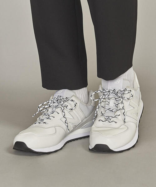 NEW BALANCE(ニューバランス)の「【別注】 <New Balance(ニューバランス)> ML574/シューズ(スニーカー・メンズ・ホワイト・7h/10/8h/9h/11/9/7/8)」の2枚目の写真