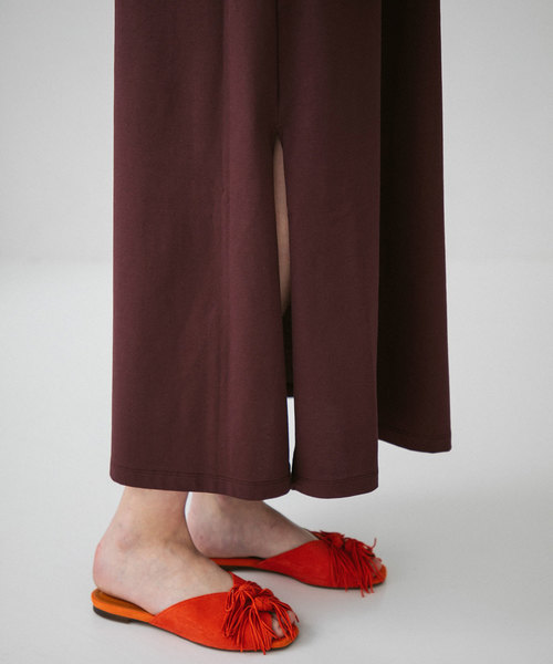 PUBLIC TOKYO(パブリックトウキョウ)の「スリットノースリマキシワンピース(ワンピース・レディース・グリーン/ブラウン/ピンク/ダークブラウン・FREE)」の20枚目の写真