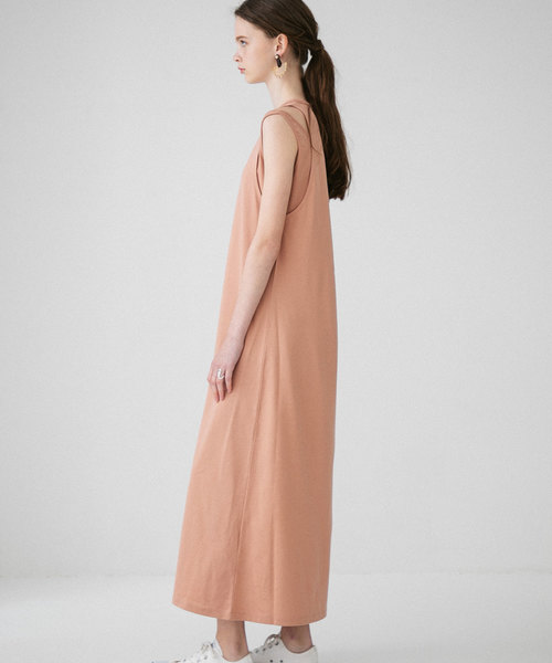 PUBLIC TOKYO(パブリックトウキョウ)の「スリットノースリマキシワンピース(ワンピース・レディース・グリーン/ブラウン/ピンク/ダークブラウン・FREE)」の22枚目の写真