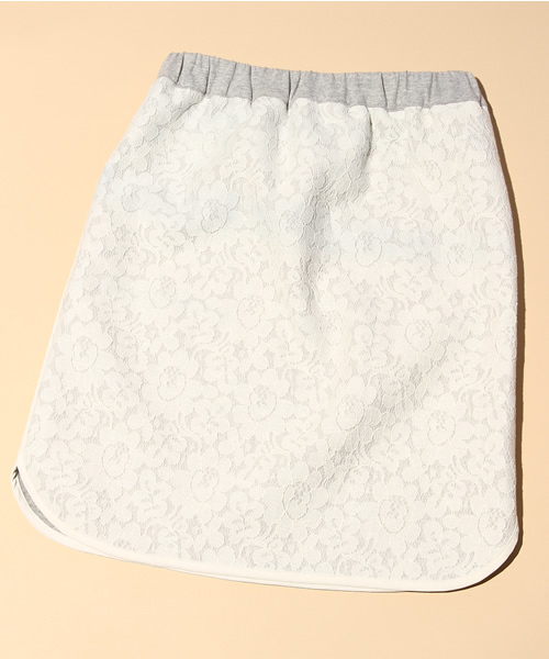 green label relaxing(グリーンレーベルリラクシング)の「GC リバーシブル LACE スカート ◆(スカート・レディース・オフホワイト/ケリー/ネイビー・FREE)」の8枚目の写真
