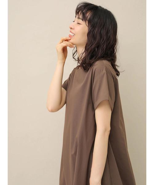 earth music&ecology(アースミュージックアンドエコロジー)の「Aラインクルーネックワンピース ●(ワンピース・レディース・ブラック/ダークグリーン/ベージュ/ブラウン・FREE)」の21枚目の写真