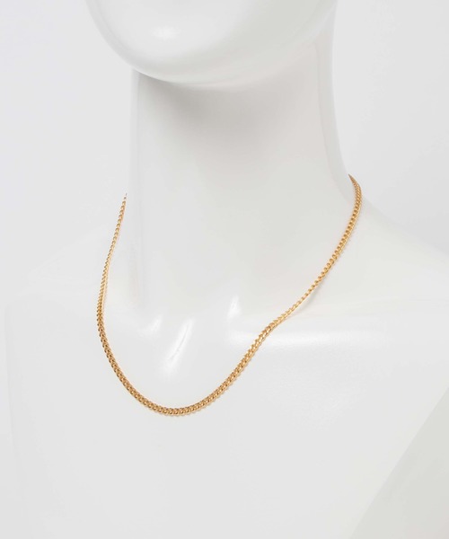 WEGO（ウィゴー）の「WEGO/ステンレスキヘイチェーンネックレス4mm（ネックレス・メンズ・シルバー/ゴールド・FREE）」の13枚目の写真