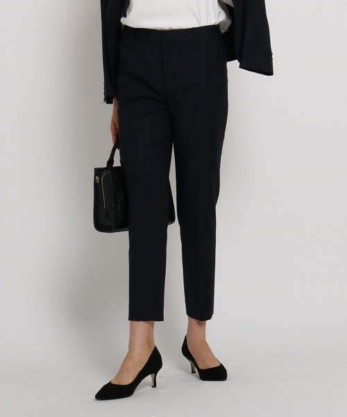 セール S ウール混クロップドテーパードパンツ その他パンツ Indivi インディヴィ のファッション 安心一 セール S ウール混クロップドテーパードパンツ その他パンツ Indivi インディヴィ のファッション 安心一