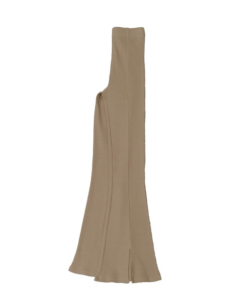 reca(レカ)の「タック入りフロントスリットリブフレアパンツ(その他パンツ・レディース・ブラック/ブラウン/カーキ/モカ/キャメル/ベージュ・FREE)」の19枚目の写真