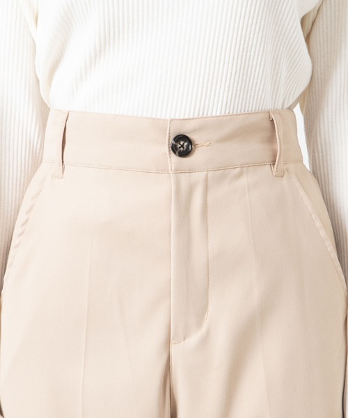 WEGO(ウィゴー)の「WEGO/フェイクスエードカラーパンツ(スラックス・レディース・グリーン/ライトベージュ/パープル/サックスブルー/イエロー/ダークブラウン/ブラック・FREE)」の16枚目の写真