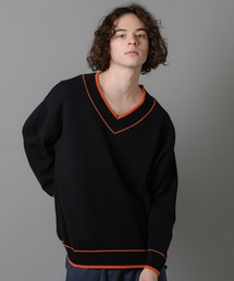 CASPER JOHN | Oversize Tilden Knit/オーバーサイズチルデンニット(ニット/セーター)