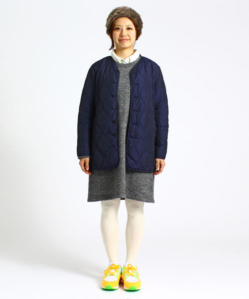 BEAMS BOY(ビームスボーイ)の「Cableami×BEAMS BOY / ファー ヘアバンド(ヘアバンド・レディース・グレー/ネイビー・ONE SIZE)」の9枚目の写真