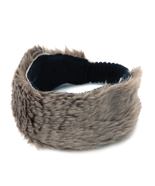 BEAMS BOY(ビームスボーイ)の「Cableami×BEAMS BOY / ファー ヘアバンド(ヘアバンド・レディース・グレー/ネイビー・ONE SIZE)」の16枚目の写真