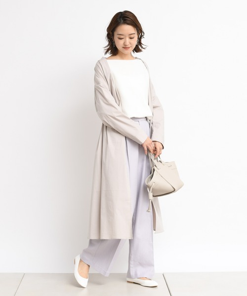 DouDou（ドゥドゥ）の「ドライワッシャーコート（その他アウター・レディース・グレー/ベージュ・FREE）」の2枚目の写真