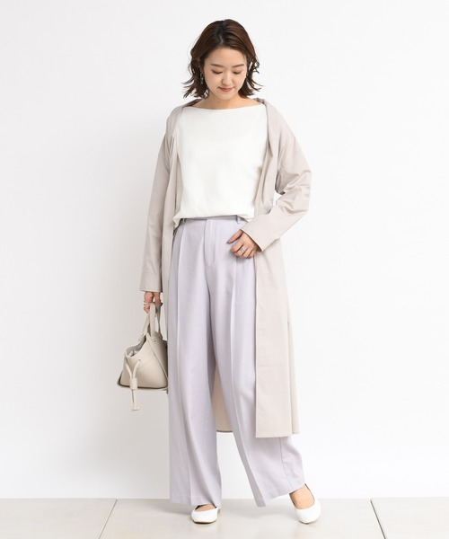 DouDou（ドゥドゥ）の「ドライワッシャーコート（その他アウター・レディース・グレー/ベージュ・FREE）」の9枚目の写真