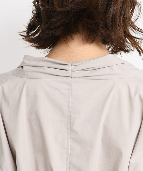 DouDou（ドゥドゥ）の「ドライワッシャーコート（その他アウター・レディース・グレー/ベージュ・FREE）」の6枚目の写真