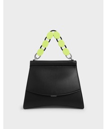 CHARLES & KEITH | アクリルハンドル スカルプチャーバッグ / Acrylic Handle Sculptural Bag(ハンドバッグ)