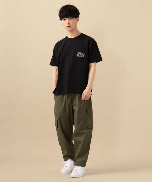 Manhattan Portage(マンハッタンポーテージ)の「Manhattan Portage: SHIPS別注 ロゴ ポケット Tシャツ(Tシャツ/カットソー・メンズ・ホワイト/ブラック/ホワイト系その他/ダークグレー・S/M/L)」の9枚目の写真