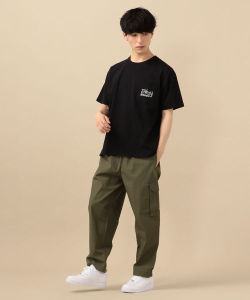 Manhattan Portage(マンハッタンポーテージ)の「Manhattan Portage: SHIPS別注 ロゴ ポケット Tシャツ(Tシャツ/カットソー・メンズ・ホワイト/ブラック/ホワイト系その他/ダークグレー・S/M/L)」の10枚目の写真