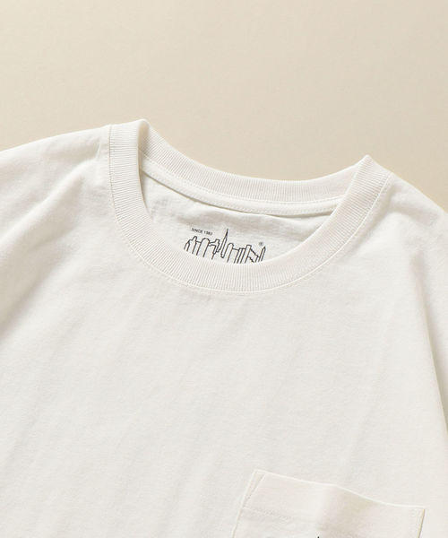 Manhattan Portage(マンハッタンポーテージ)の「Manhattan Portage: SHIPS別注 ロゴ ポケット Tシャツ(Tシャツ/カットソー・メンズ・ホワイト/ブラック/ホワイト系その他/ダークグレー・S/M/L)」の21枚目の写真