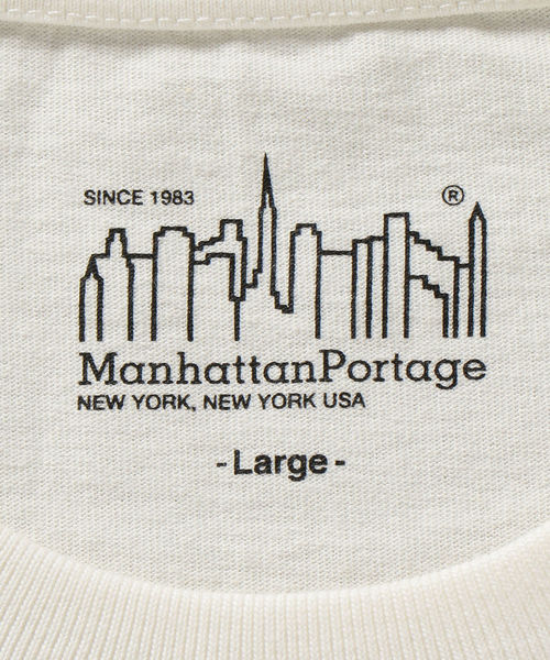 Manhattan Portage(マンハッタンポーテージ)の「Manhattan Portage: SHIPS別注 ロゴ ポケット Tシャツ(Tシャツ/カットソー・メンズ・ホワイト/ブラック/ホワイト系その他/ダークグレー・S/M/L)」の17枚目の写真
