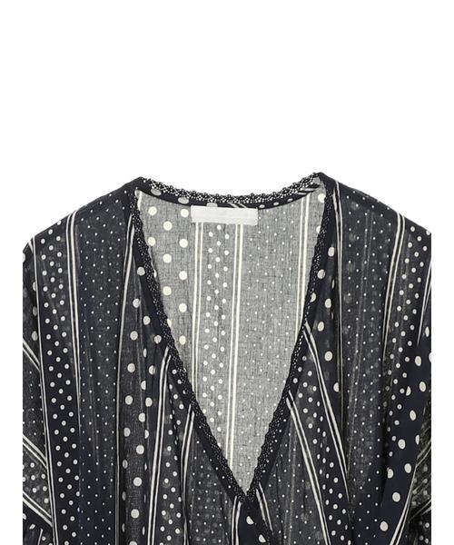 AMERICAN HOLIC（アメリカンホリック）の「カシュクール袖フレアガウンワンピース　＊〇（ワンピース・レディース・チャコールグレー/その他14/ブルー系その他3/その他9/ライトベージュ・FREE）」の21枚目の写真