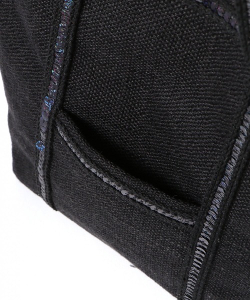 LAKOLE（ラコレ）の「スパンコールトートバッグ / LAKOLE（トートバッグ・レディース・クリアブルー/ナチュラル/ブラック・FREE）」の6枚目の写真