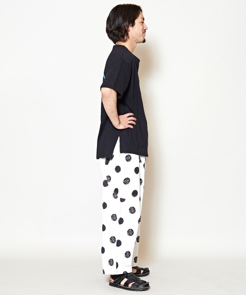チャイハネ(チャイハネ)の「【チャイハネ】SUN&MOUNTAIN ケニオメンズTシャツ(Tシャツ/カットソー・メンズ・イエロー/ブラック/ホワイト/レッド・FREE)」の8枚目の写真
