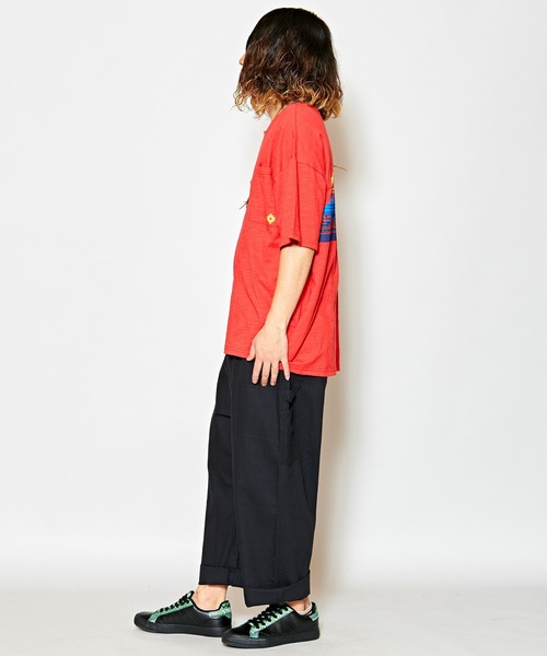 チャイハネ(チャイハネ)の「【チャイハネ】SUN&MOUNTAIN ケニオメンズTシャツ(Tシャツ/カットソー・メンズ・イエロー/ブラック/ホワイト/レッド・FREE)」の19枚目の写真