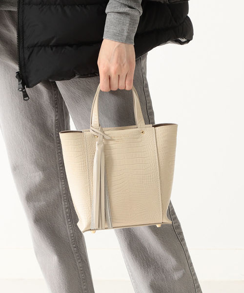 Demi Luxe Beams デミルクス ビームス の Christian Villa クロコ型押し トートバッグ トートバッグ Wear