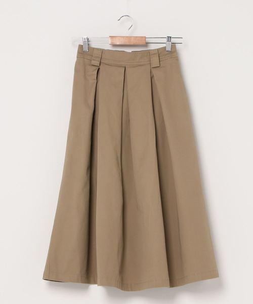 WEGO（ウィゴー）の「WEGO/チノプリーツフレアロングスカート（スカート・レディース・ホワイト/ベージュ・FREE）」の11枚目の写真