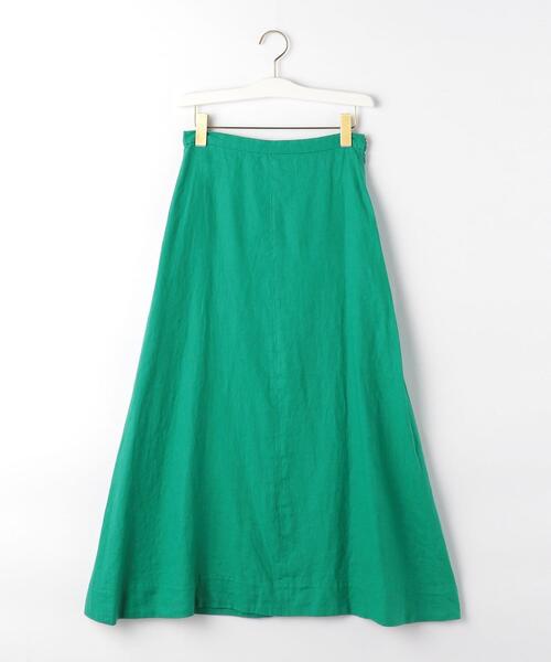 UNITED ARROWS LTD. OUTLET（ユナイテッドアローズアウトレット）の「＜A DAY IN THE LIFE＞ リネンフレアスカート（スカート・レディース・ピンク/イエロー/ケリー・FREE）」の2枚目の写真