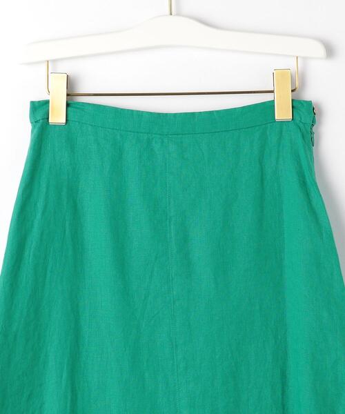 UNITED ARROWS LTD. OUTLET（ユナイテッドアローズアウトレット）の「＜A DAY IN THE LIFE＞ リネンフレアスカート（スカート・レディース・ピンク/イエロー/ケリー・FREE）」の5枚目の写真